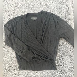Anthropologie Faux Wrap Sweater